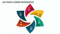 Six Phase Flower Infographic - Slide 1