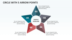 Circle with 5 Arrow Points - Slide 1