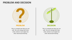 Problem and Decision PowerPoint and Google Slides Template - PPT Slides