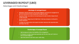 Advantages and Disadvantages of Leveraged Buyout (LBO) - Slide 10