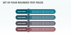 Set of Four Rounded Text Fields - Slide 1