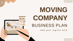 Moving Company Business Plan - Slide 1