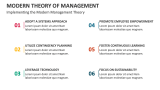 Implementing the Modern Management Theory - Slide 4
