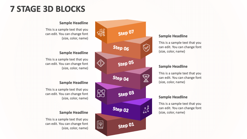 7 Stage 3D Blocks - Slide 1