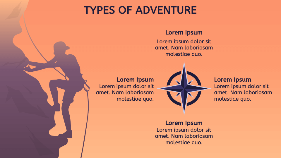 Adventure Presentation Theme for PowerPoint and Google Slides PPT Slides