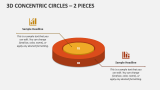 3d Concentric Circles – 2 Pieces - Slide 1