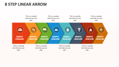 8 Step Linear Arrow - Slide 1