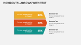 Horizontal Arrows with Text Template for PowerPoint and Google Slides ...