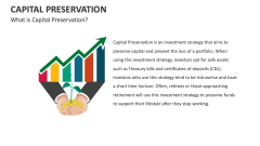 What is Capital Preservation? - Slide 1