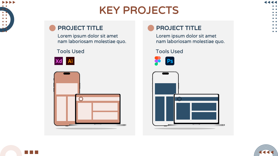 UI/UX Designer Portfolio Presentation Template for Google Slides and ...