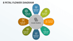 8 Petal Flower Diagram - Slide 1