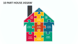 10 Part House Jigsaw - Slide 1