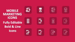 Mobile Marketing Icons - Slide 1