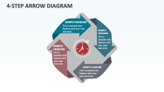 4-Step Arrow Diagram - Slide 1