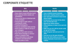 Corporate Etiquette - Slide 5