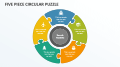 Five Piece Circular Puzzle - Slide 1
