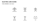 Electric Line Icons - Slide 2