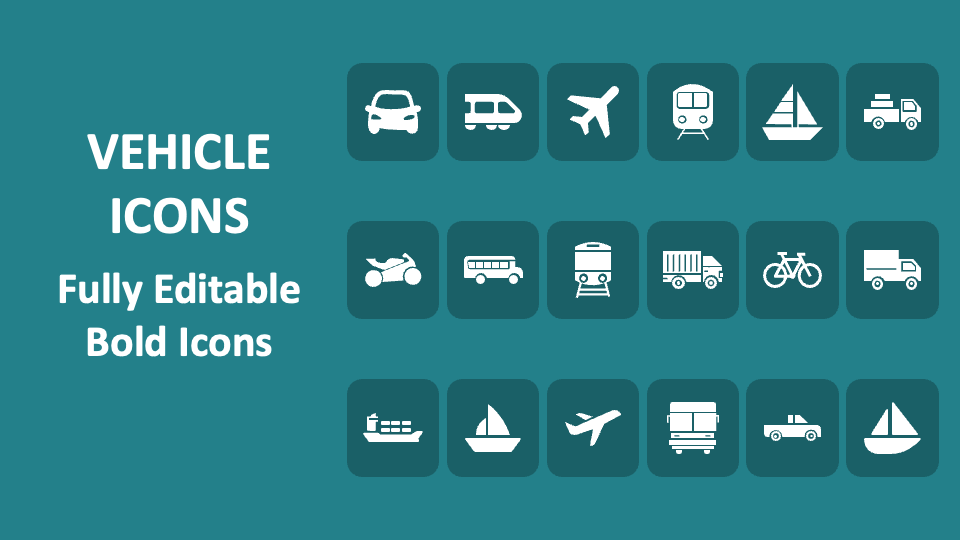 Vehicle Icons - Slide 1