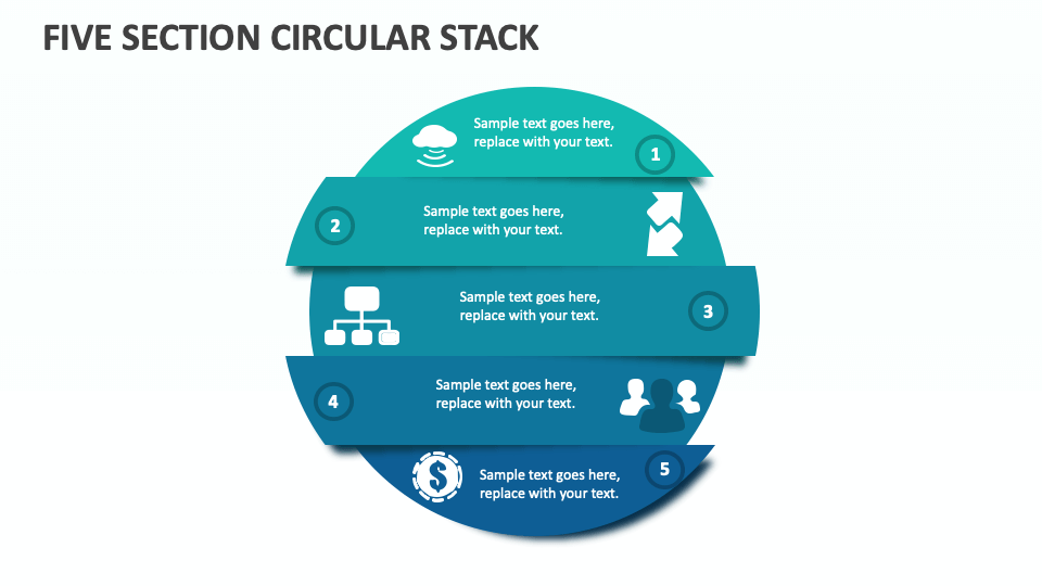 Five Section Circular Stack - Slide 1